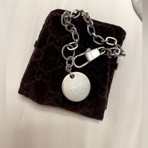 Authentic Gucci trademark chain bracelet